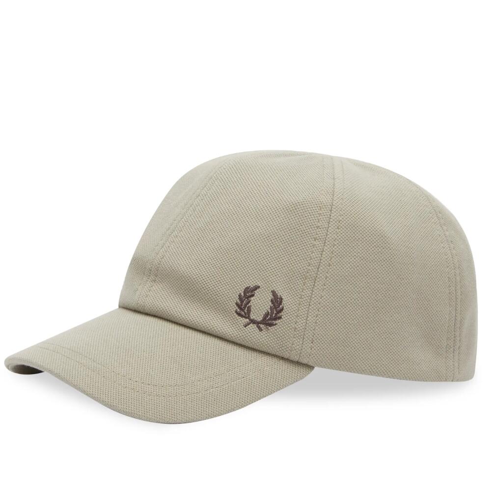 Fred Perry Men's Pique Classic Cap in Warm Grey Cover