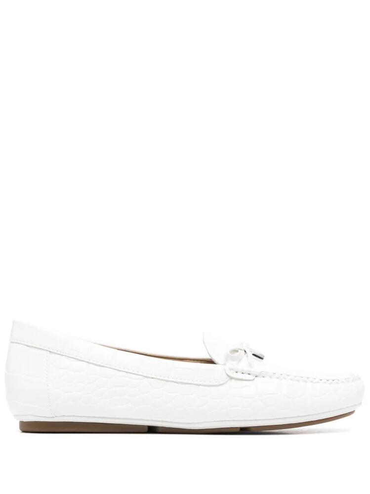 Michael Kors Juliette moccasin loafers - White Cover