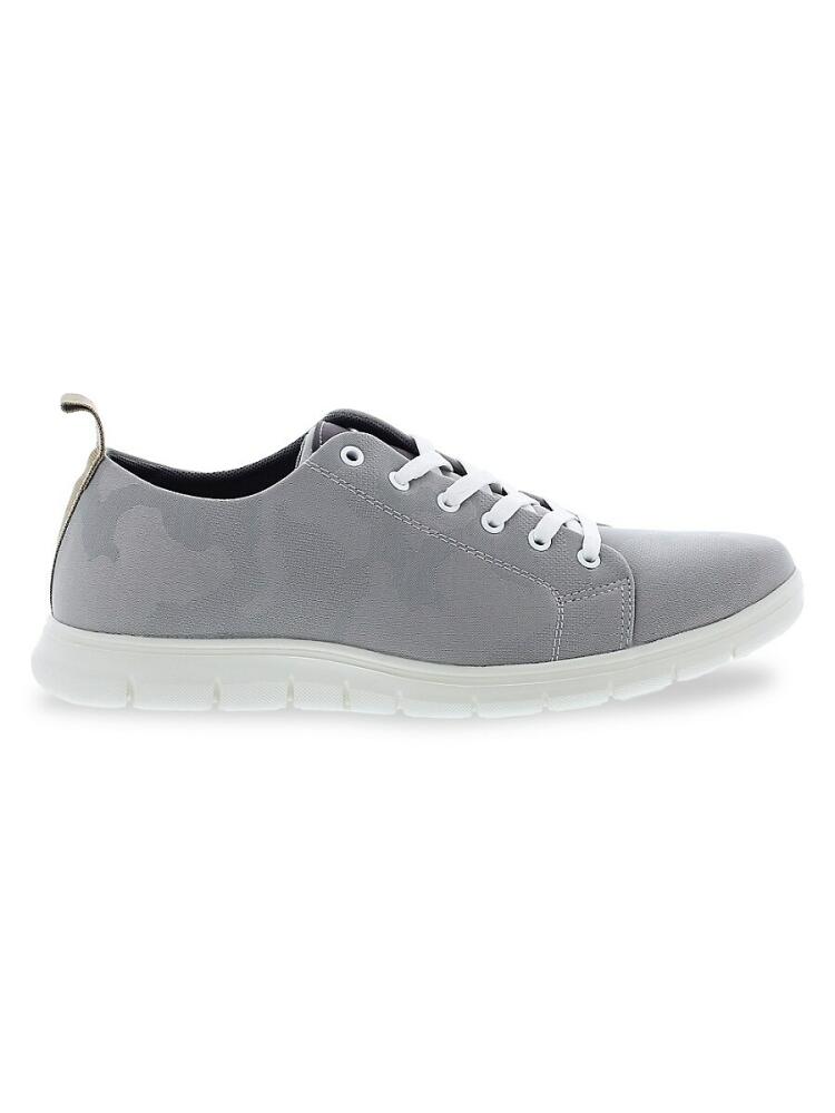 French Connection Men's Raven Low Top Camo Sneakers - Grey Cover