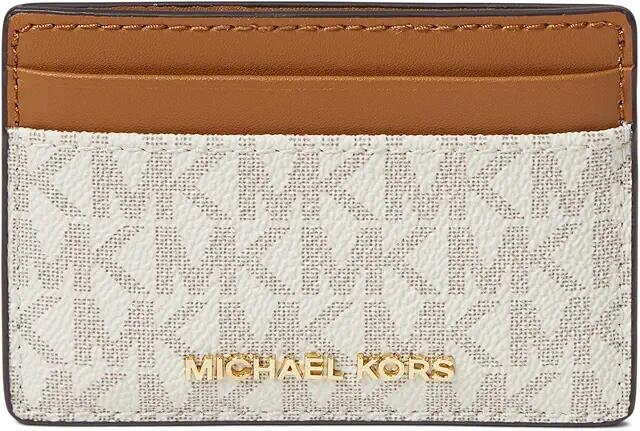 MICHAEL Michael Kors Jet Set Card Holder (Vanilla) Handbags Cover