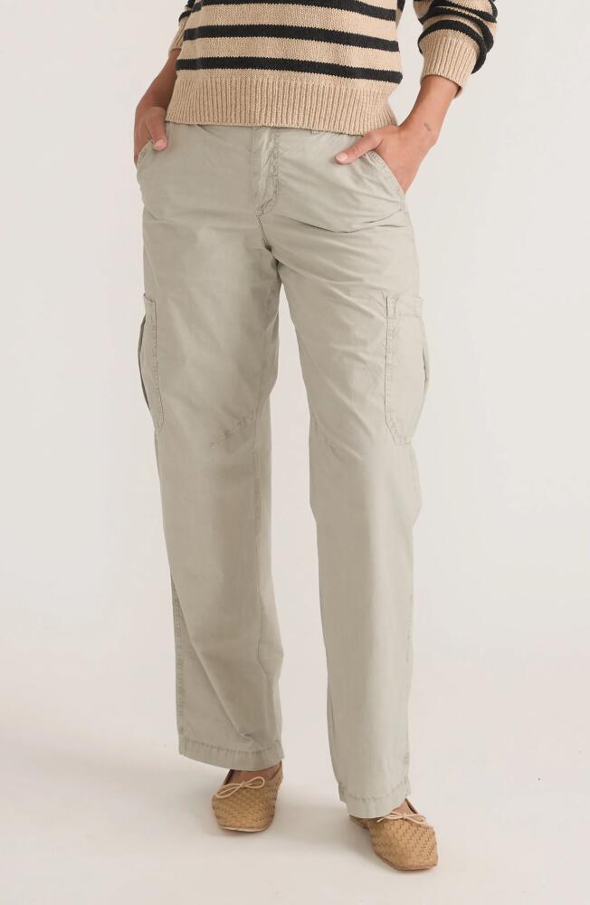 Marine Layer Wide Leg Cargo Pants in Shadow Cover