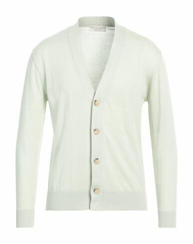 Filippo De Laurentiis Man Cardigan Light green Cotton Cover