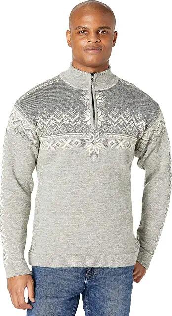 Dale of Norway 140th Anniversary Masculine Sweater (Light Charcoal/Smoke/Off-White) Men's Clothing Cover