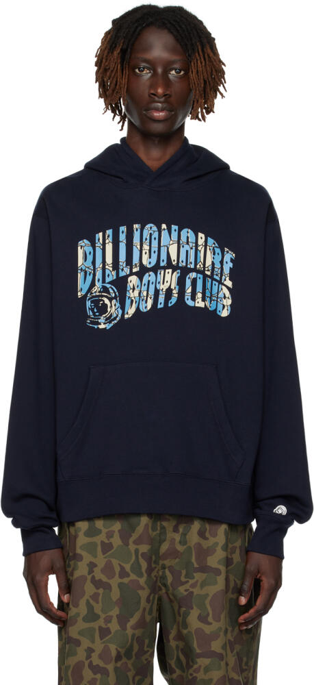 Billionaire Boys Club Navy Printed Hoodie Cover