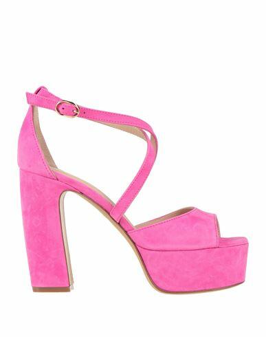 Roberto Festa Woman Sandals Fuchsia Leather Cover