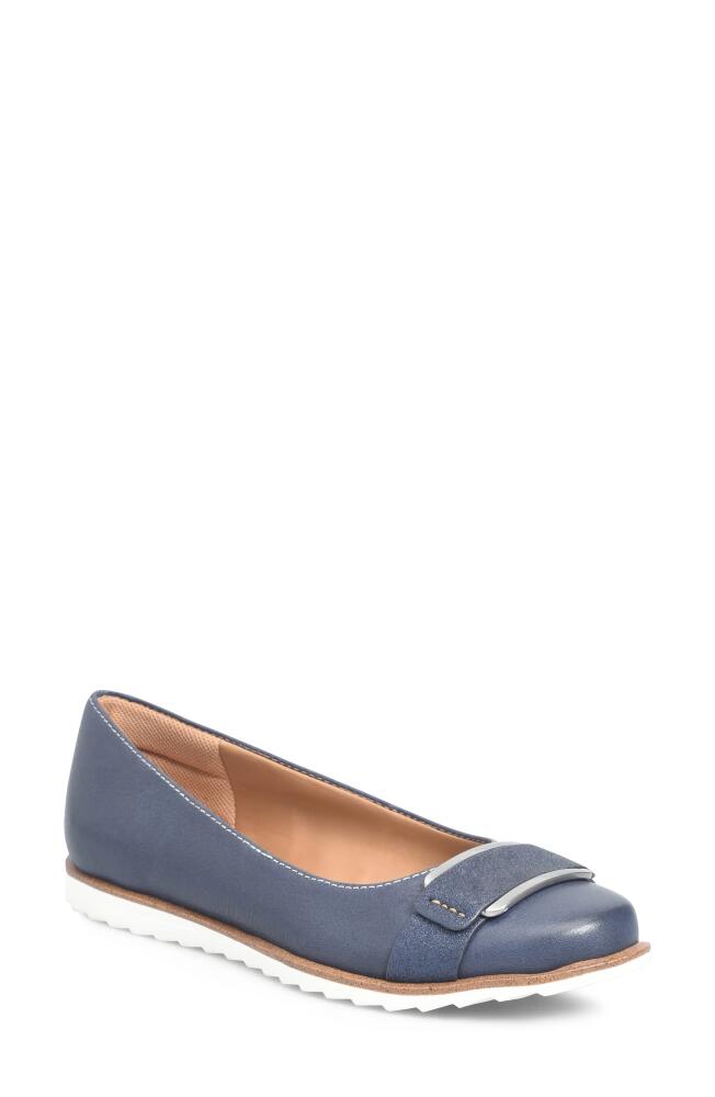 Comfortiva Rhoda Buckle Flat in Midnight Navy Cover