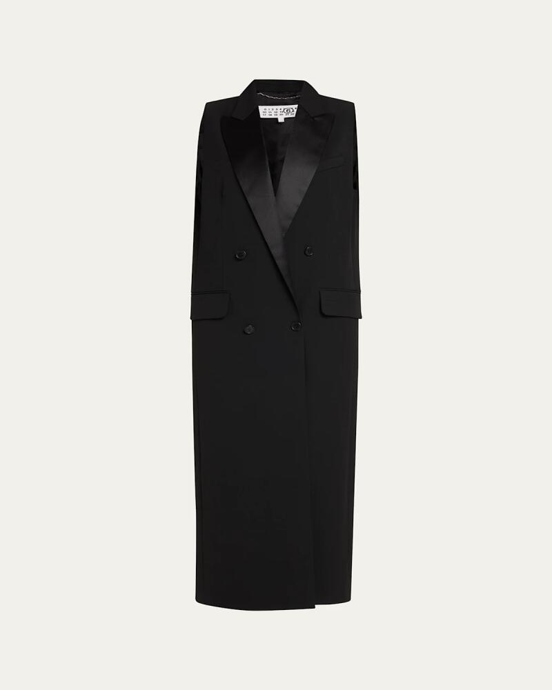 MM6 Maison Margiela Long Tuxedo Vest Cover