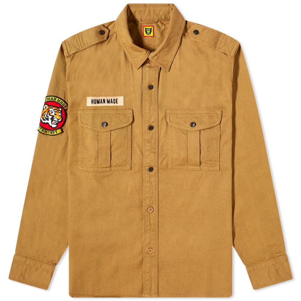 Human Made Men's Boyscout Shirt in Beige Cover