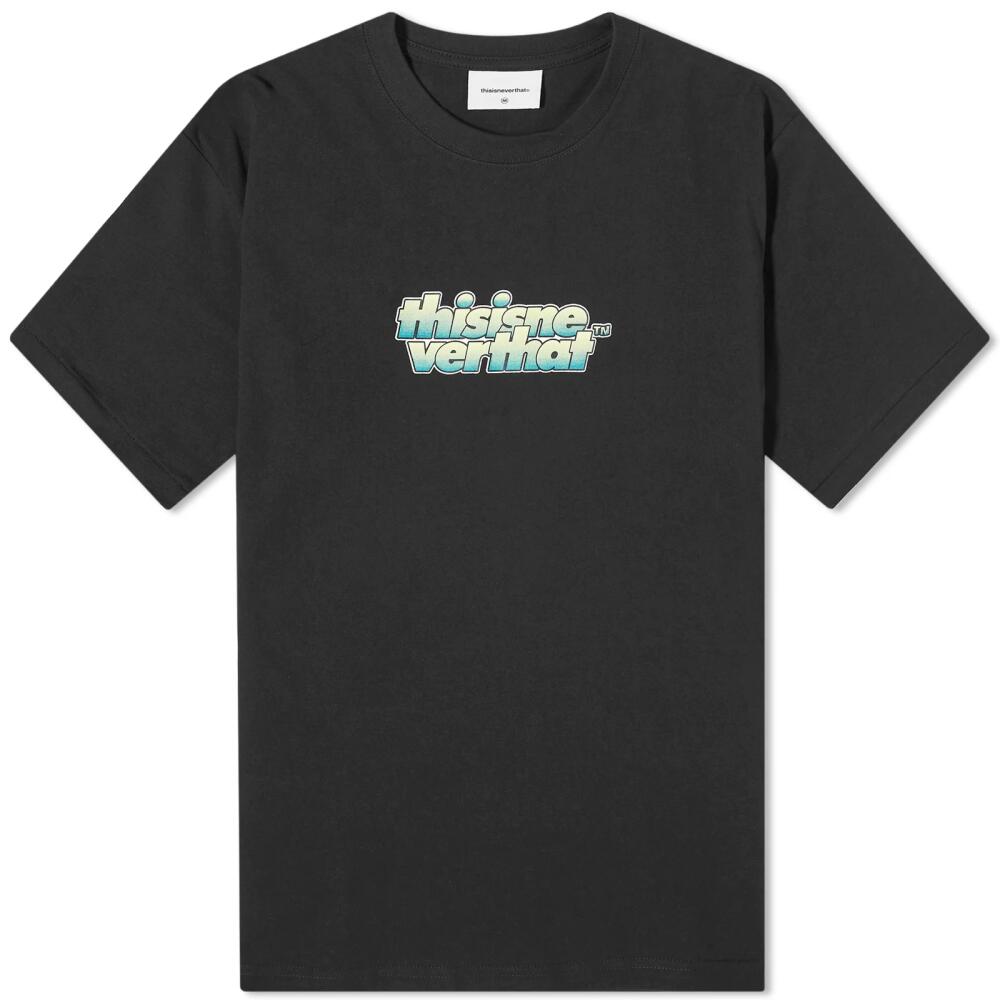 thisisneverthat Men's Gradient OL-Logo T-Shirt in Black Cover