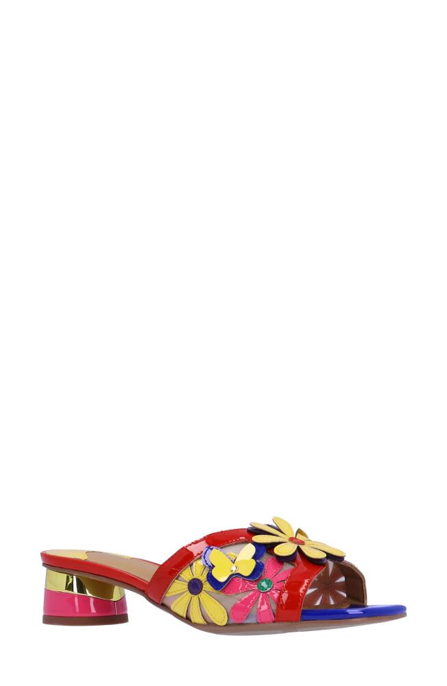 J. Reneé Davina Slide Sandal in Bright Multi Cover