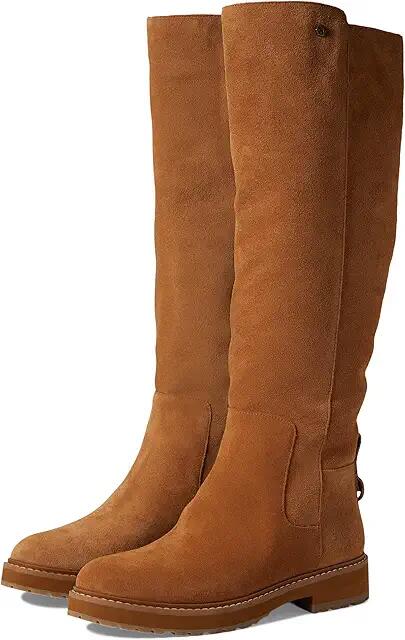 Cole Haan Waterproof Greenwich Tall Boot (Golden Honey Suede/Antique) Women's Shoes Cover