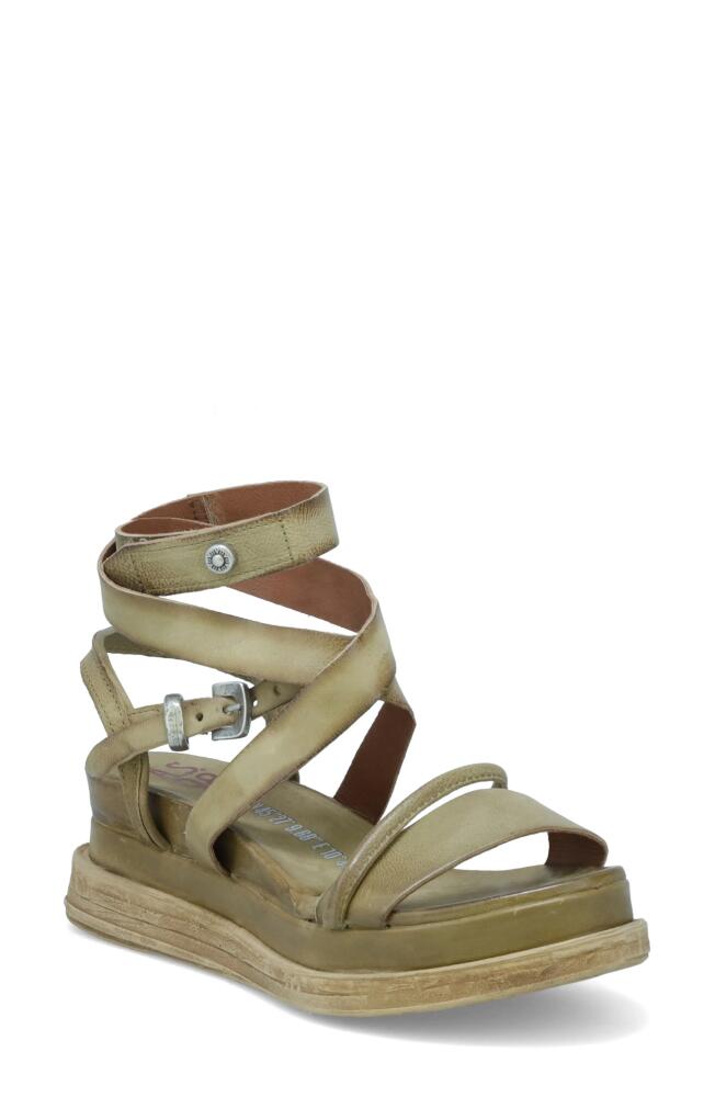 A. S.98 Labo Platform Sandal in Moss Cover