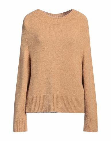 Kaos Jeans Woman Sweater Camel Acrylic, Polyamide, Mohair wool, Wool, Elastane Cover