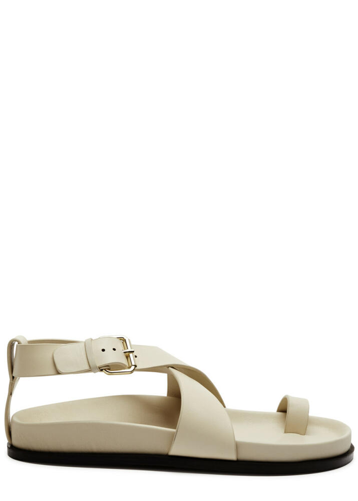 A.emery Dula Leather Sandals - Off White Cover