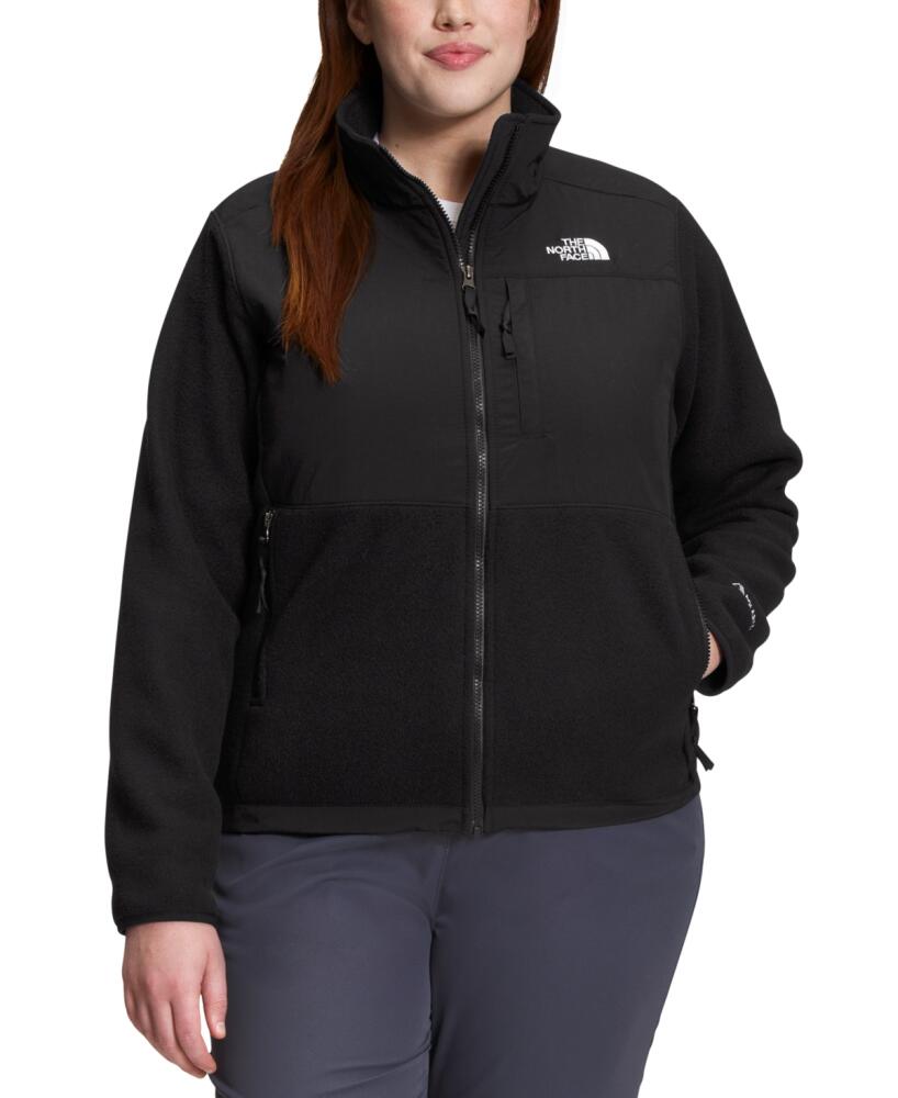 The North Face Plus Size Denali Zip-Front Long-Sleeve Jacket - Tnf Black Cover