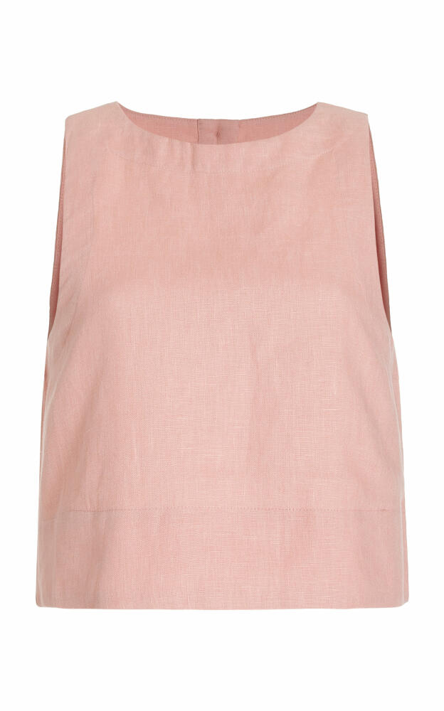 Posse - Exclusive Poppy Linen Top - Pink Cover