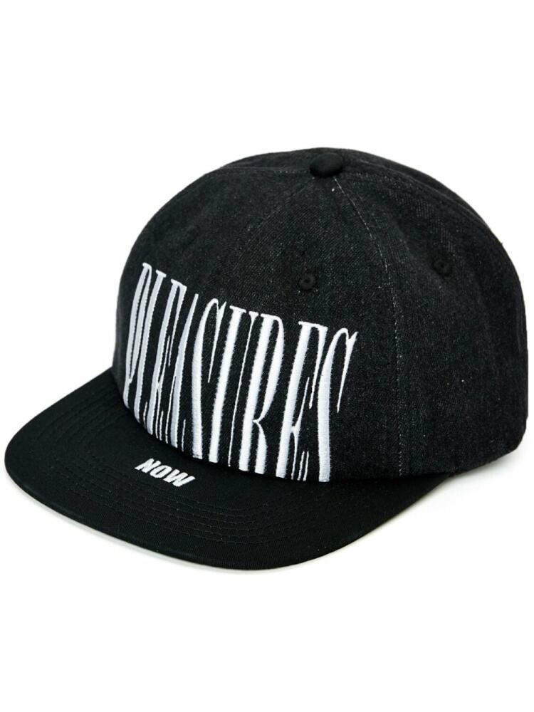 Pleasures logo-embroidered cap - Black Cover