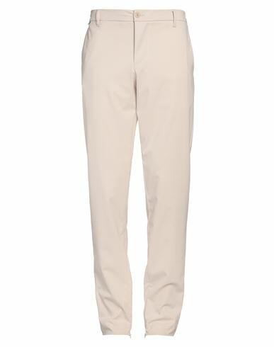 Family First Milano Man Pants Beige Polyester, Viscose, Wool, Elastane Cover