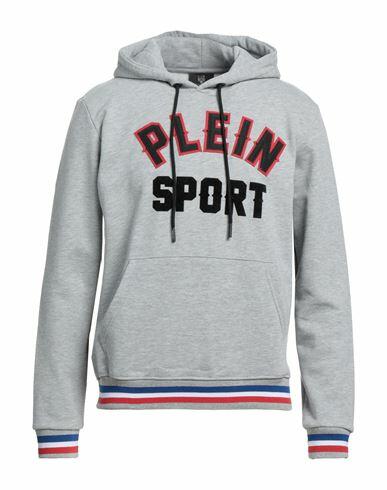 Plein Sport Man Sweatshirt Grey Cotton Cover