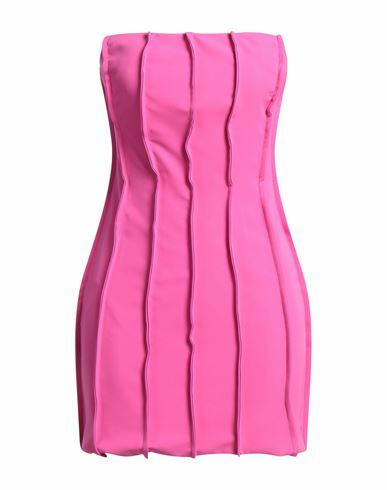 Les Bourdelles Des Garçons Woman Mini dress Fuchsia Polyester, Elastane Cover