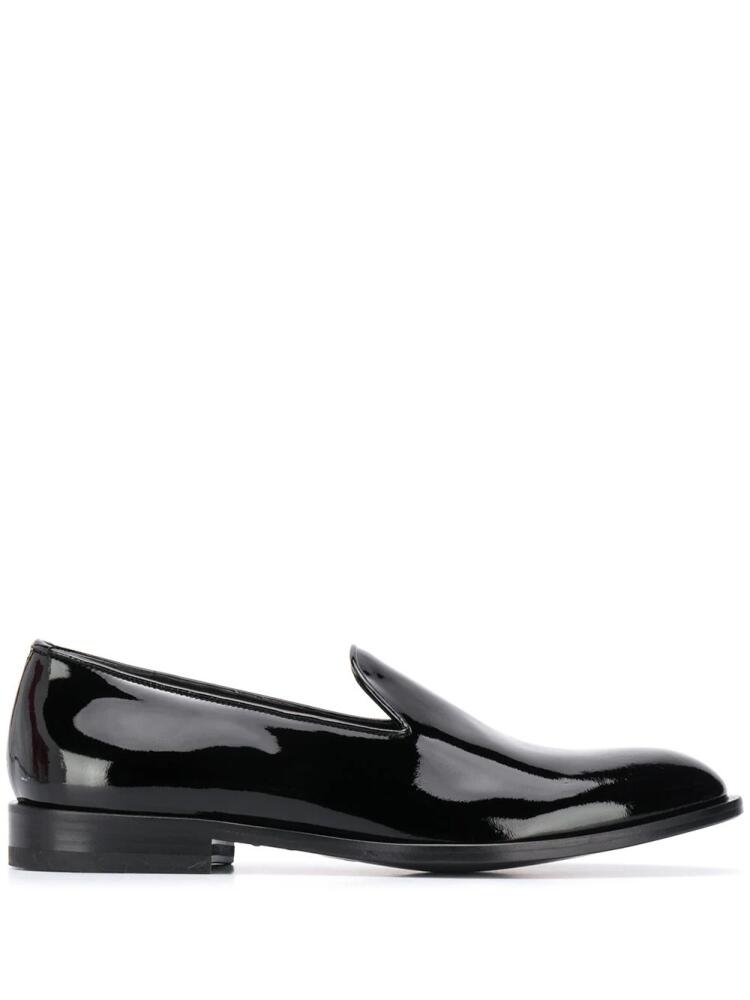 Scarosso George patent leather slippers - Black Cover