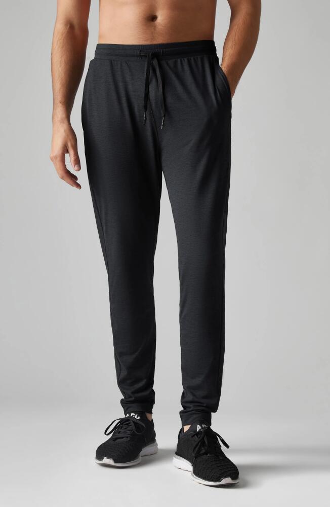 Rhone OOO Tapered Knit Pants in Black Cover