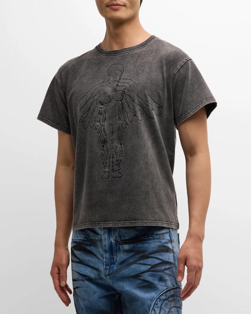 WHO DECIDES WAR Men's Transition Washed T-Shirt Cover