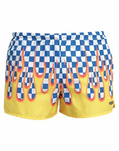 Yes I Am Man Swim trunks Blue Polyester Cover