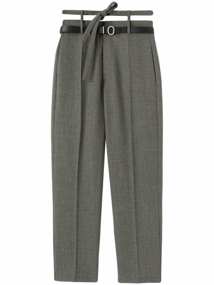 Jil Sander belted tailored trousers - Grey Cover