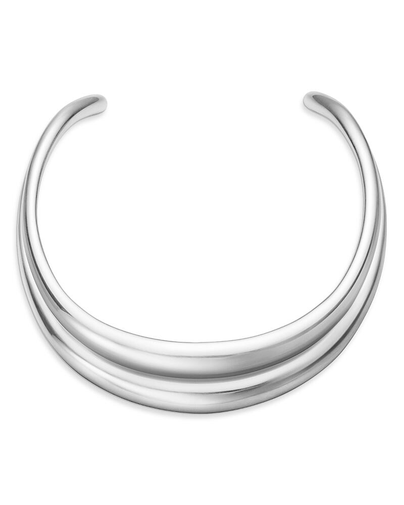 Georg Jensen Curve Sterling Silver Ring Necklace, 5.6 Cover