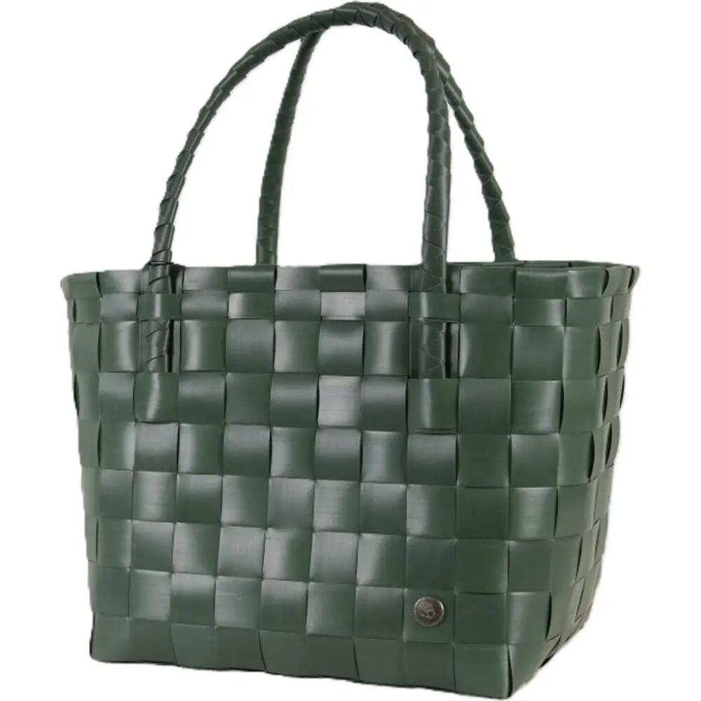 Handed By Paris Recycled Plastic Tote Bag in Forest Green Cover