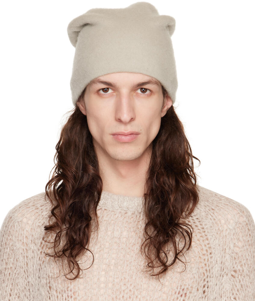 Frenckenberger Gray Cashmere Beanie Cover