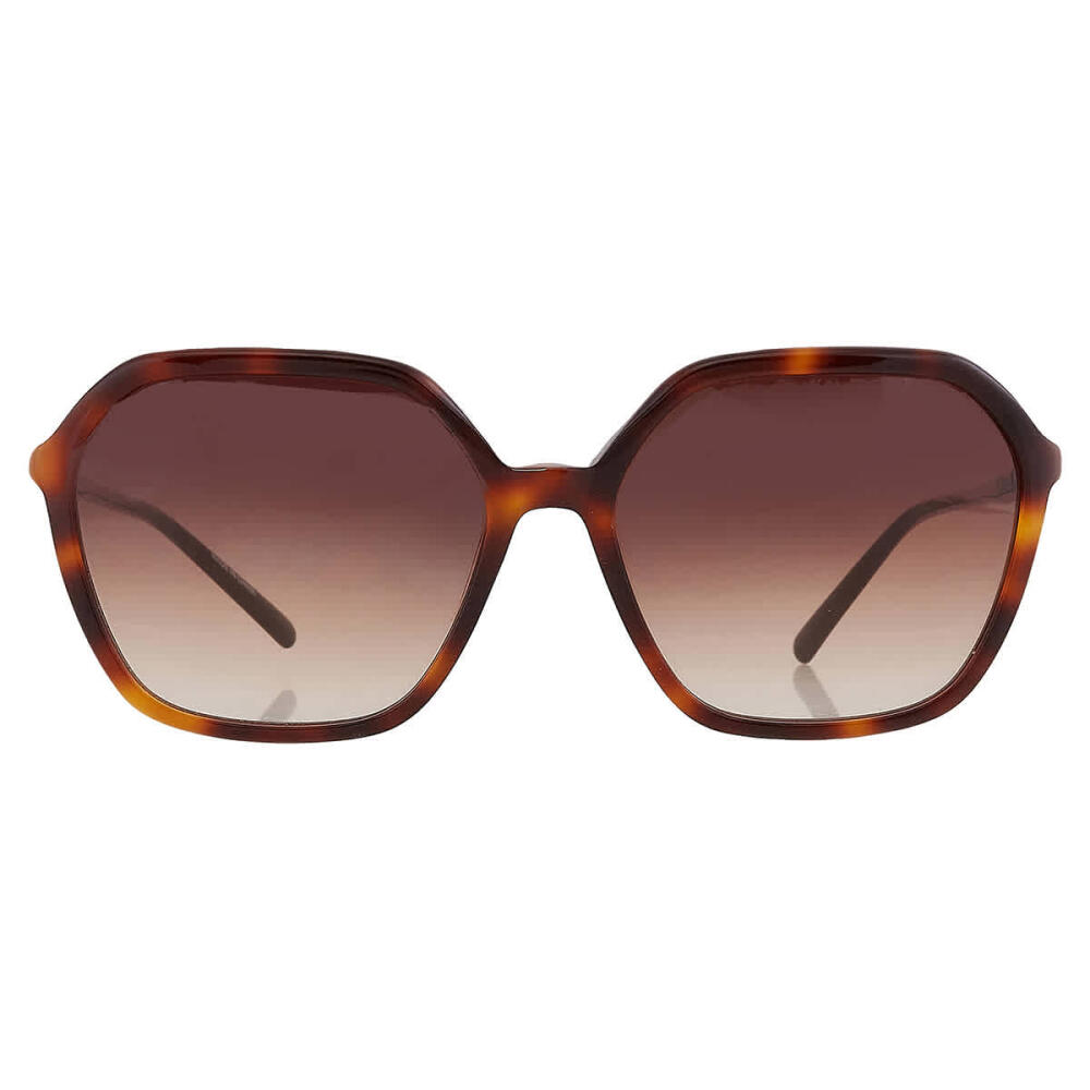 Lacoste Brown Gradient Hexagonal Ladies Sunglasses Cover