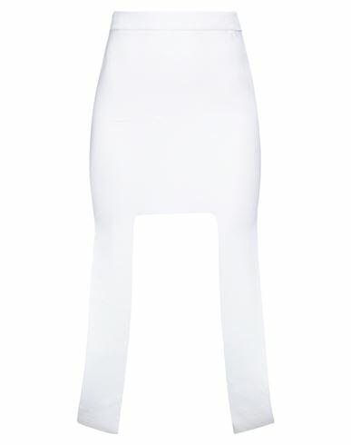 Boyarovskaya Woman Mini skirt White Viscose, Polyester Cover