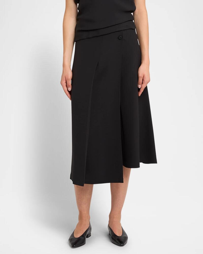 Loro Piana Alida Cady Soraya Silk Skirt Cover