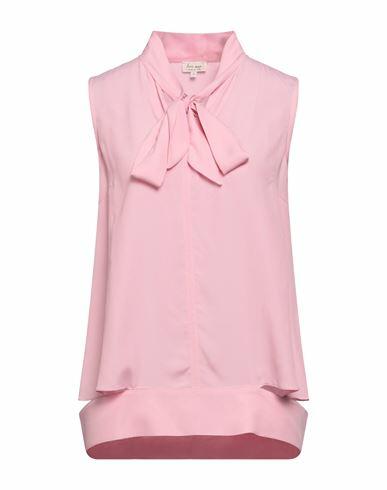 Her Shirt Her Dress Woman Shirt Pink Viscose, Silk Cover