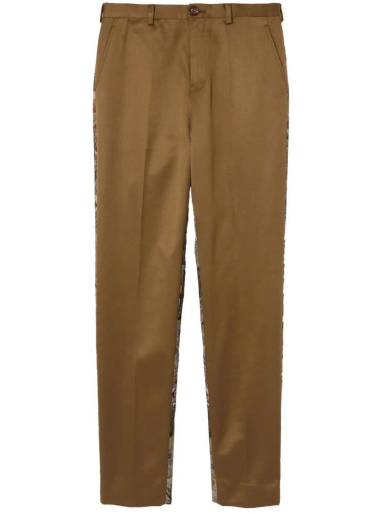 Undercover jacquard trousers - Neutrals Cover