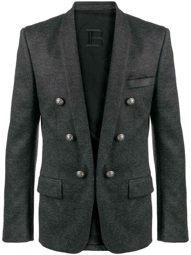 Balmain decorative button blazer - Grey Cover