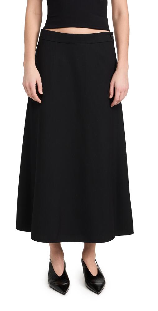 WARDROBE. NYC A-Line Midi Skirt Black Cover