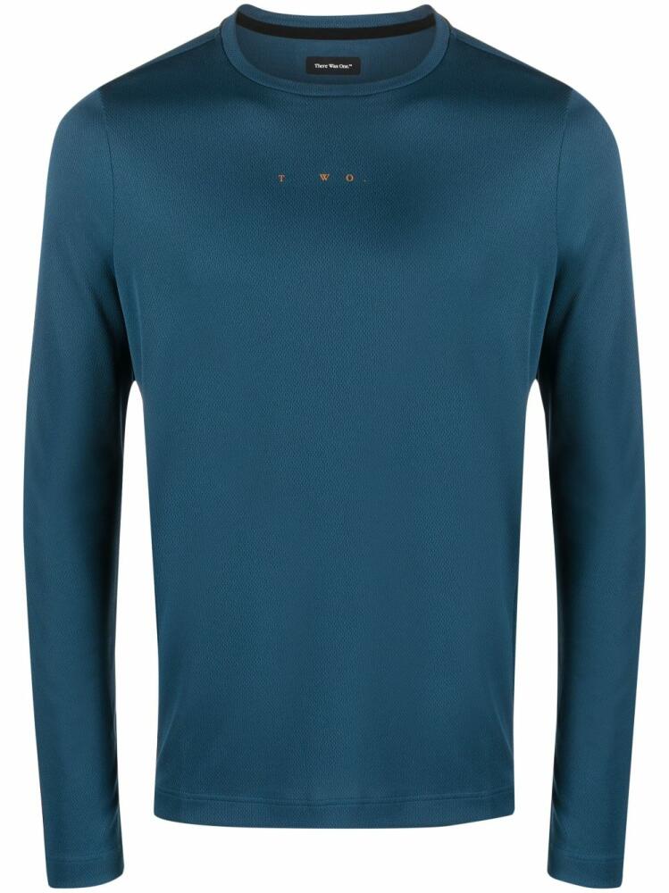 There Was One long-sleeve cycling T-shirt - Blue Cover