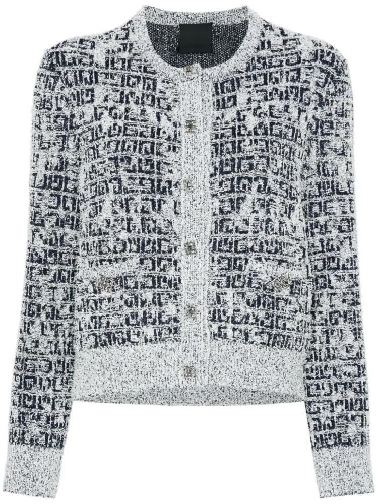 Givenchy 4G-jacquard cardigan - Blue Cover