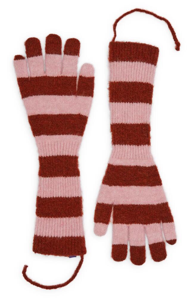 Paloma Wool Patum Stripe Gloves in Pink Cover