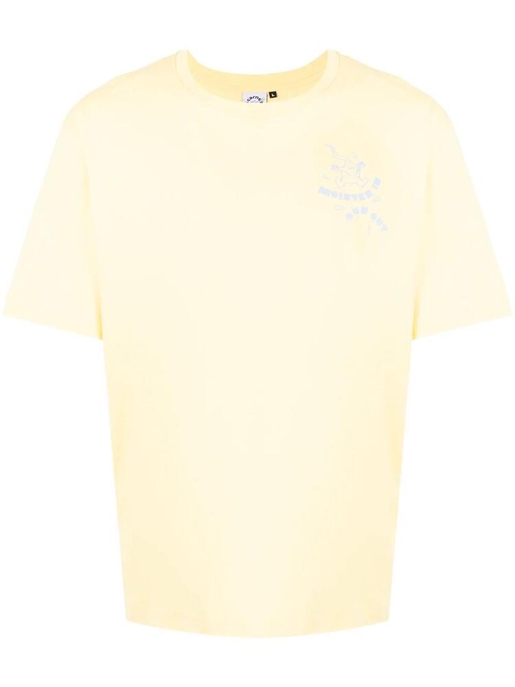 CARNE BOLLENTE graphic-print T-shirt - Yellow Cover