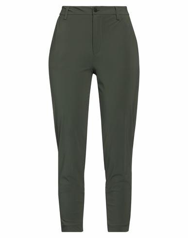 Virna Drò Woman Pants Military green Polyamide, Elastane Cover