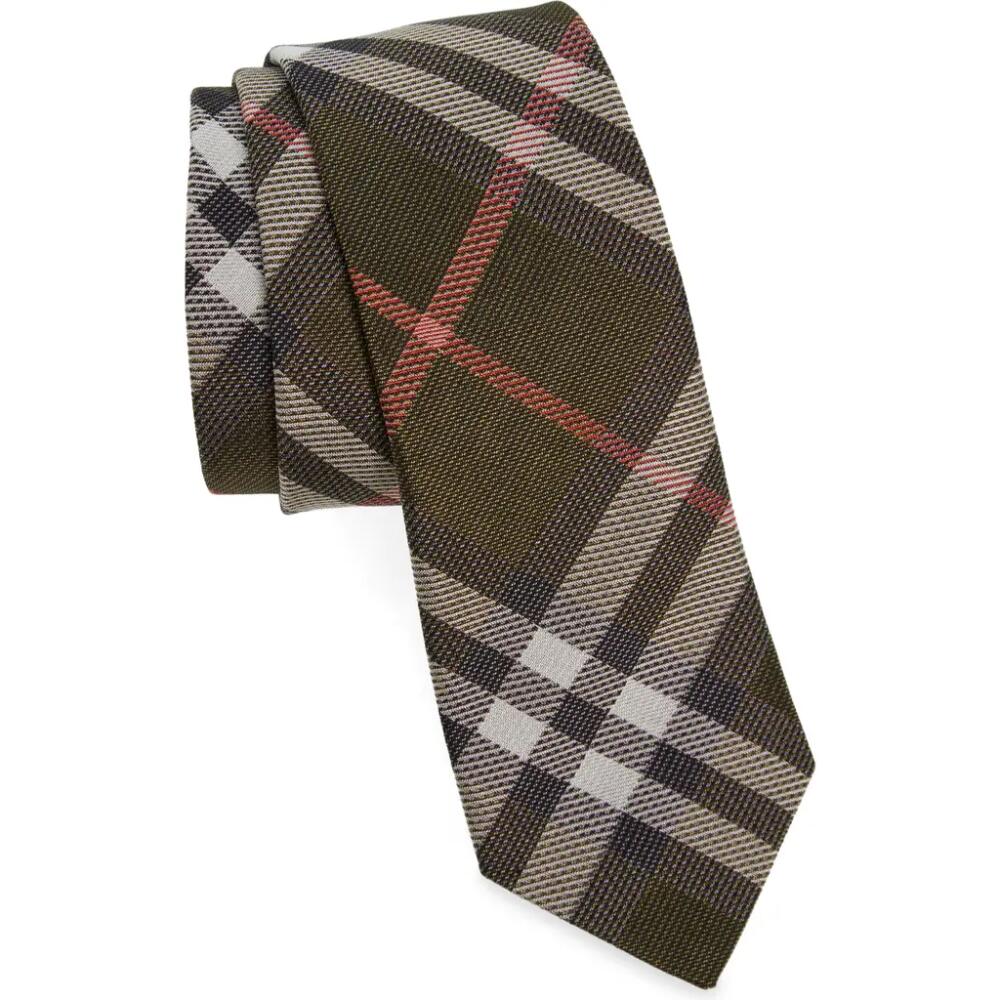 burberry Manston Check Silk Jacquard Tie in Loch Cover