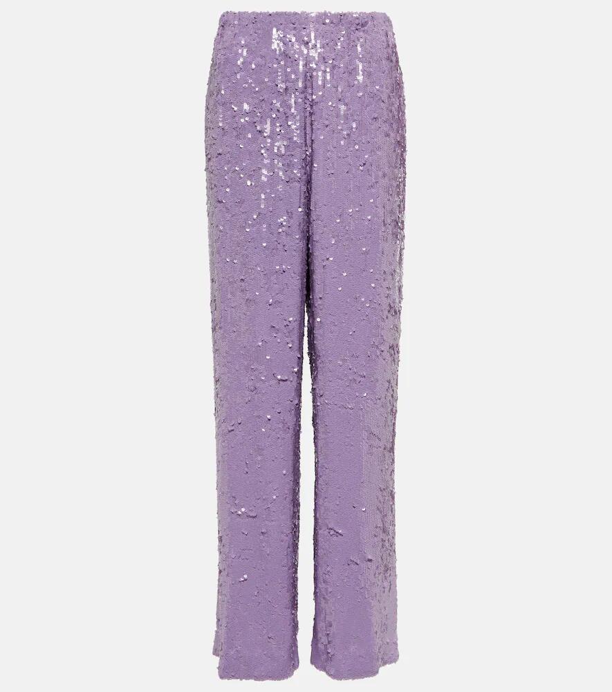 Dries Van Noten Sequined straight pants Cover