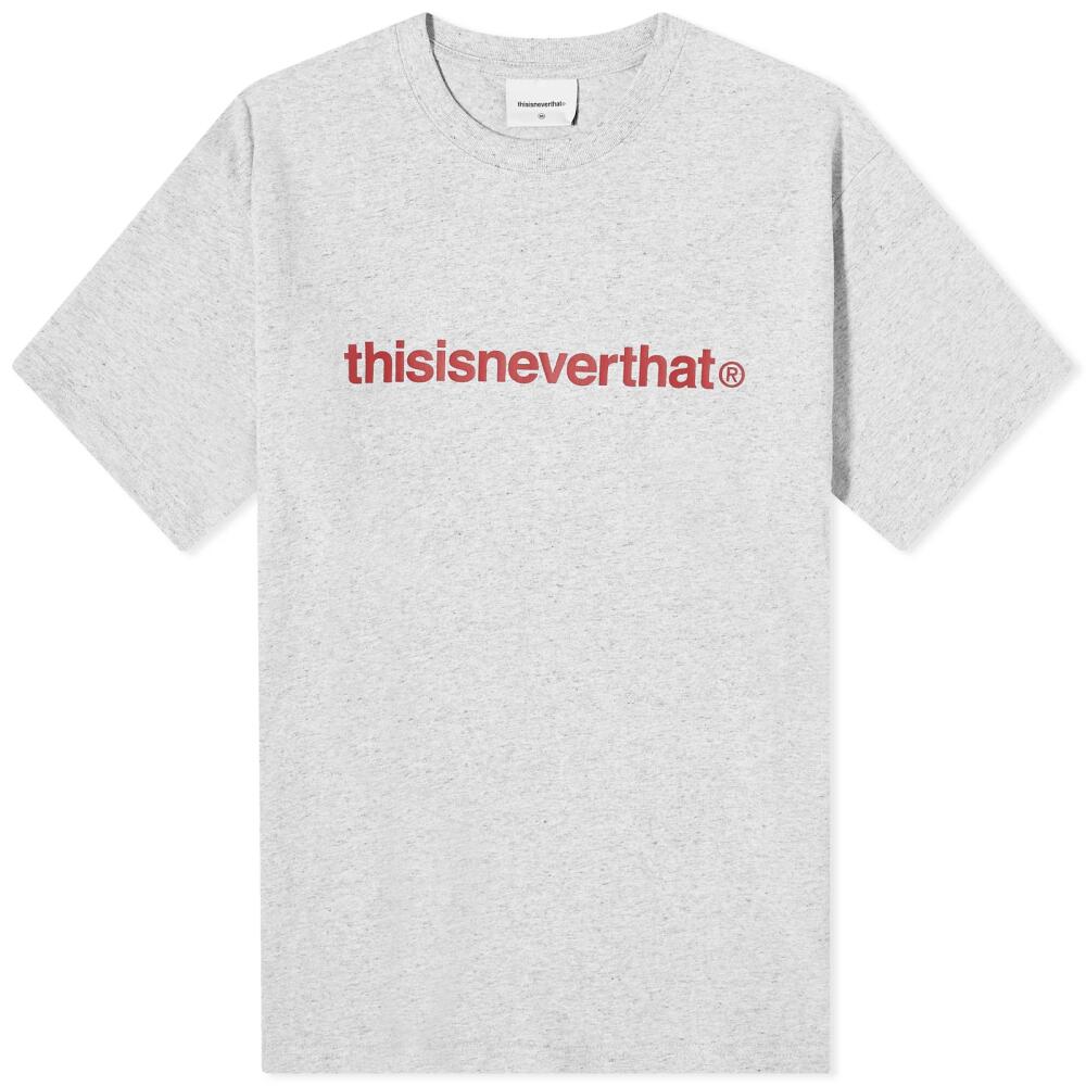 thisisneverthat Men's T-Logo T-Shirt in Grey Heather Cover