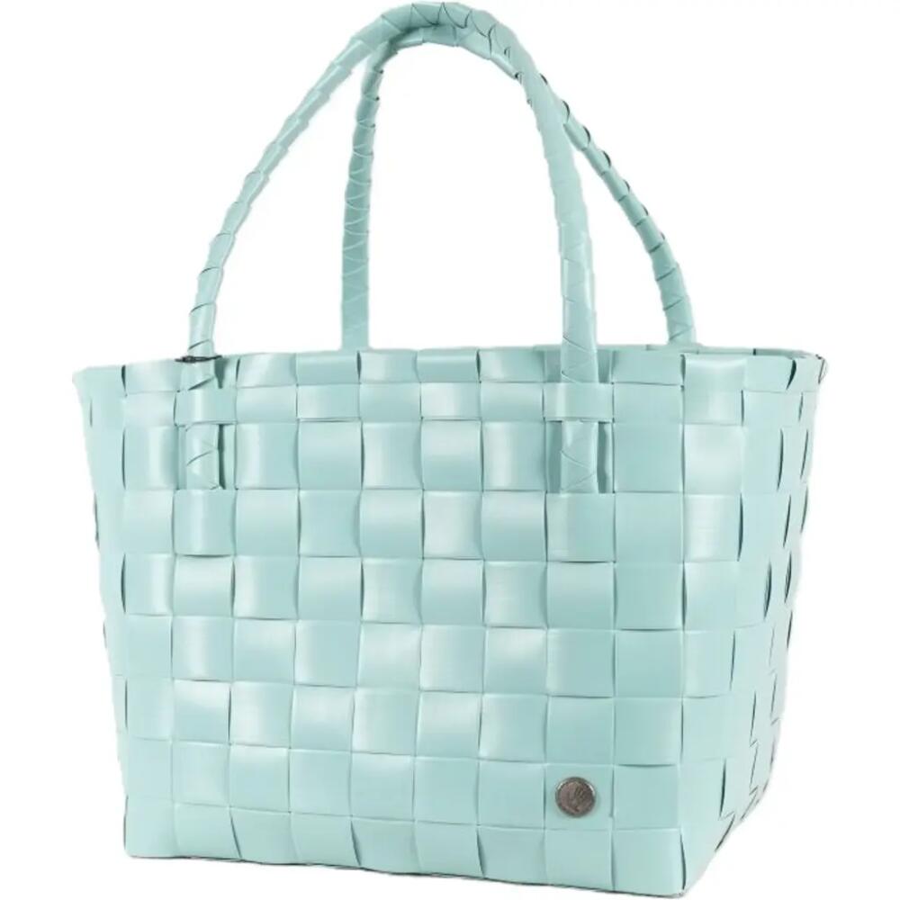 Handed By Paris Recycled Plastic Tote Bag in Dusty Turquoise Cover