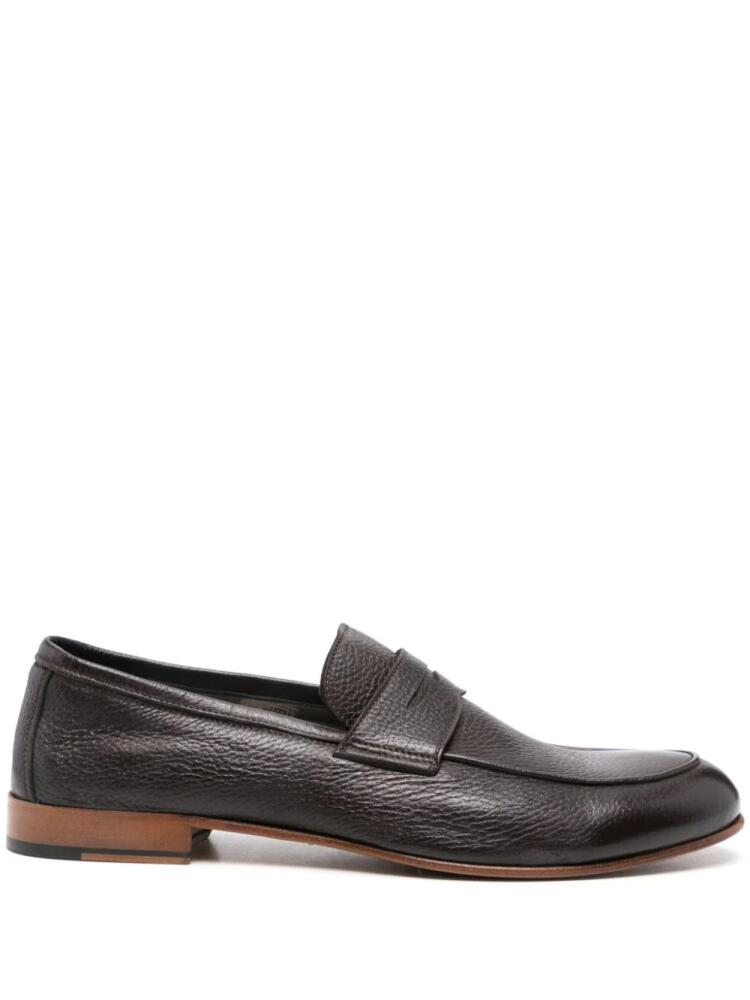 Corneliani leather loafers - Brown Cover