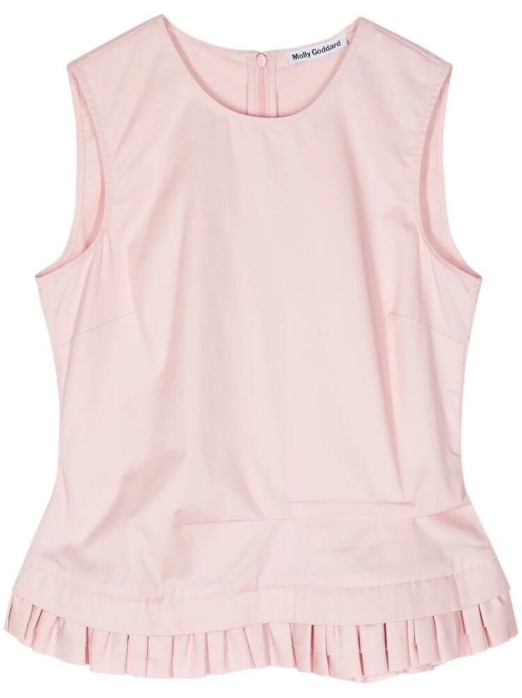 Molly Goddard Edwina ruffled sleeveless top - Pink Cover